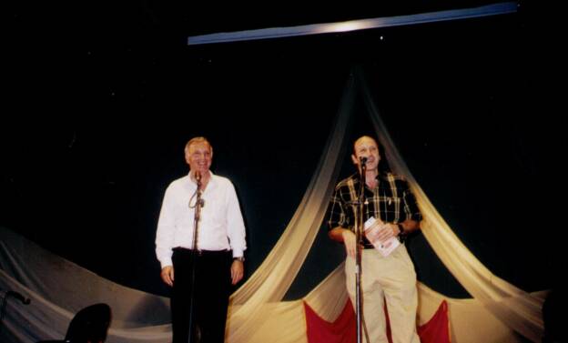 Jacques and Ruthy Cory in Istanbul, Turkey, in December 2000